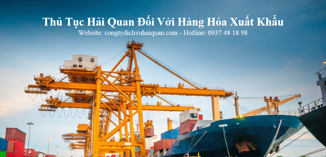 thủ tục hải quan xuất khẩu